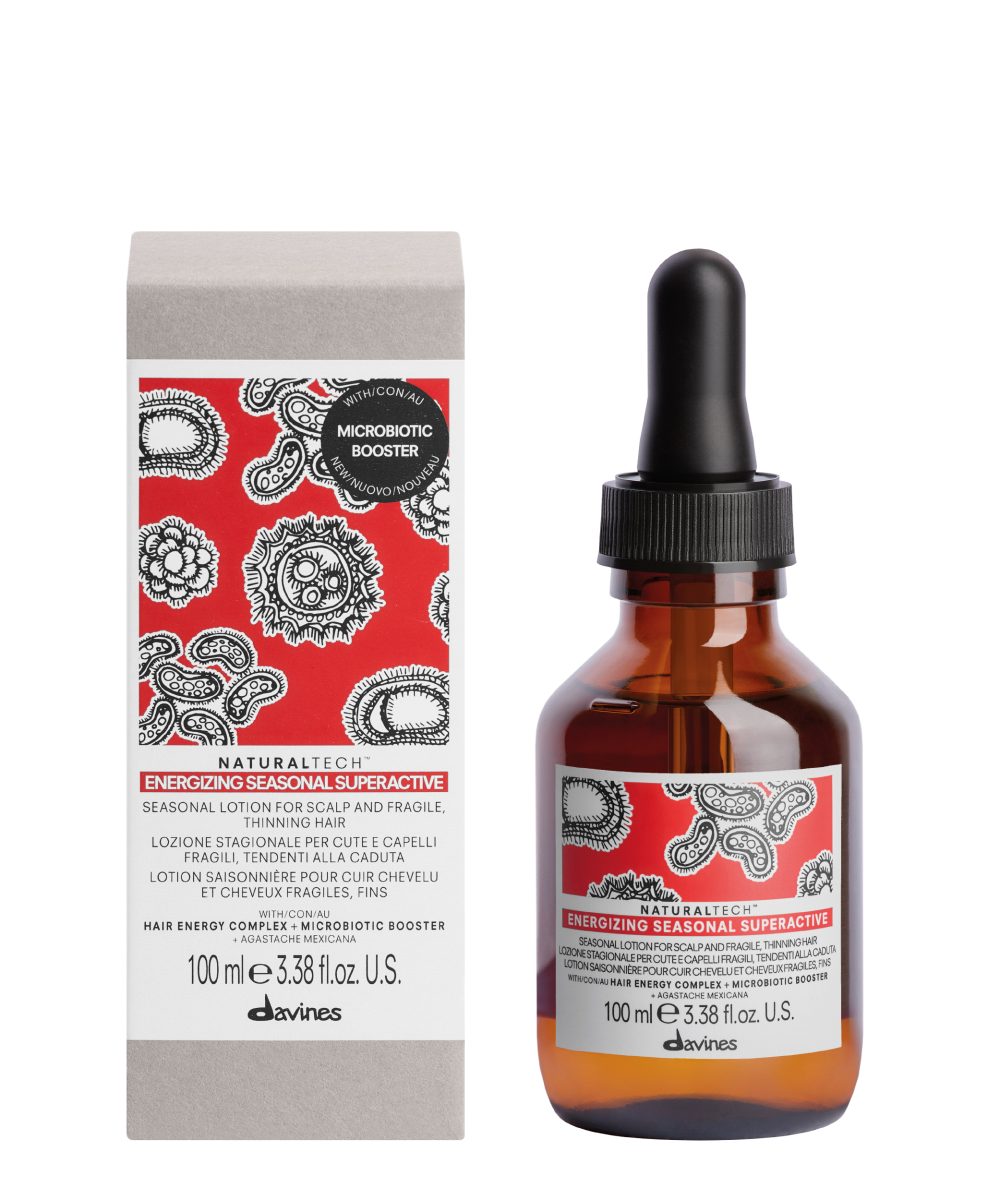 Soin antichute saisonnière Davines Energizing Superactive NATURALTECH 100 ml